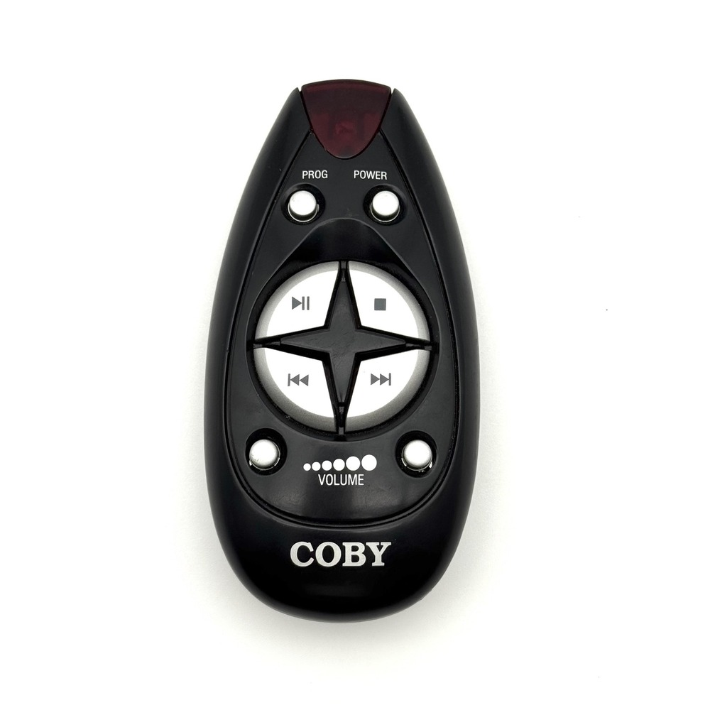Coby Remote CX-CD375 CX-CD377 Replacement Player Control Black